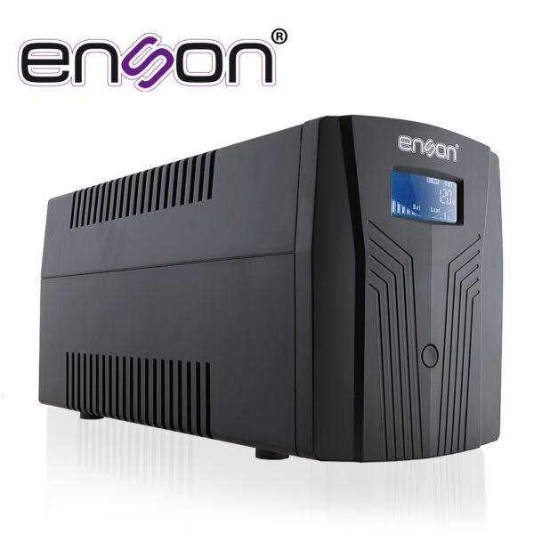 NO BREAK UPS ENSON ENS-EA2150 1500VA/900W 6 CONTACTOS CON BATERIA DE RESPALDO LINEA INTERACTIVA PANTALLA LCD VOLTAJE DE ENTRADA/SALIDA 120VAC