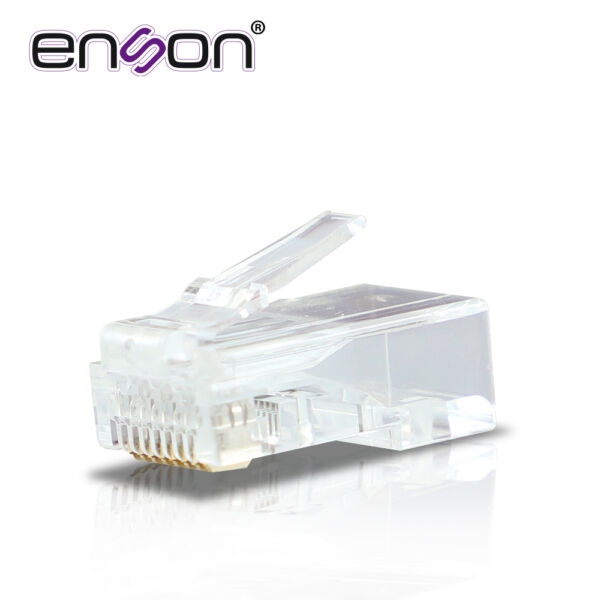 CONECTOR RJ45 PARA CABLE UTP CAT6 ENSON RJ45-CAT6 DE 8 PINES, VELOCIDAD DE HASTA 10pz - Image 3