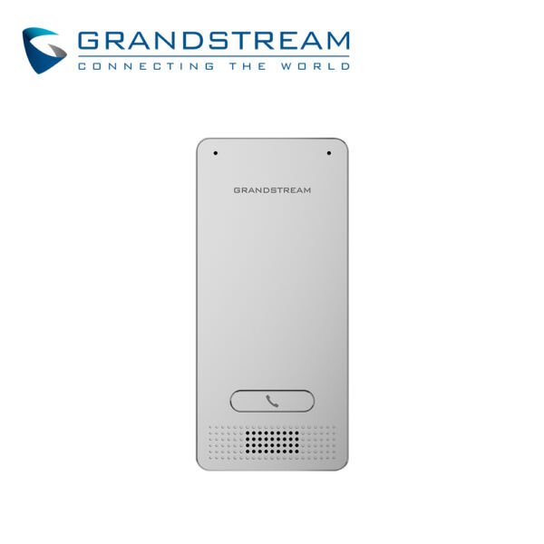 PORTERO GRANDSTREAM GDS3702 SIP METALICO PARA EXTERIOR IP66 IK10 DOS RELEVADORES PARA APERTURA DE PUERTA SALIDA DE ALARMAS MICROFONO Y ALTAVOZ INTEGRADO POE