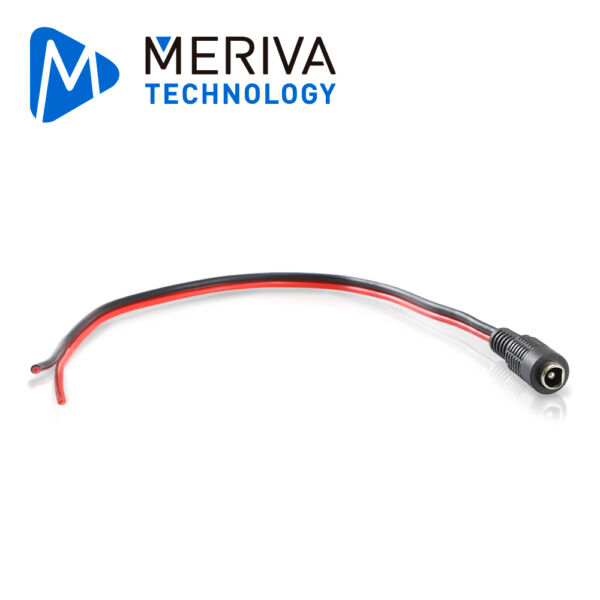 CONECTOR PIGTAIL EXTRA LARGO HEMBRA MERIVA TECHNOLOGY PIGTAIL C-HEMBRA / CONEXIÓN DE CORRIENTE PARA CÁMARAS ANALÓGICAS HD / POLARIZADO / LARGO 21CM / CALIBRE 22AWG / IP50 - Image 3