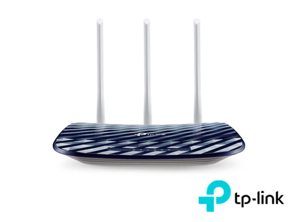 ROUTER INALÁMBRICO / TP-LINK ARCHER C20 AC750 / 4 PUERTOS LAN 10/100 Mbps / 1 PUERTO WAN 10/100 Mbps / DUAL-BAND DE 2.4GHz Y 5GHz / 3 ANTENAS OMNIDIRECCIONAL. - Image 3