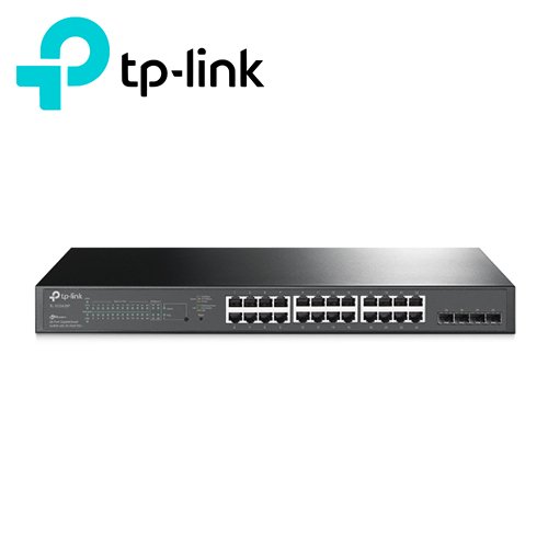 Switch PoE JetStream SDN Administrable 24 puertos 10/100/1000 Mbps + 4 puertos SFP, 24 puertos PoE, 250W, administración centralizada OMADA SDN - Imagen 2