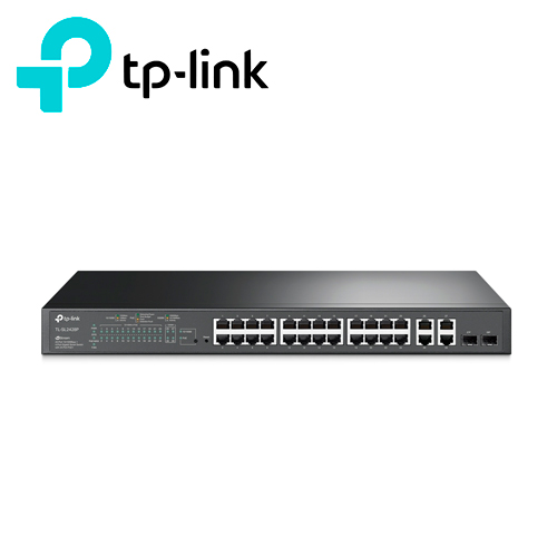 SWITCH ADMINISTRABLE TP-LINK TL-SL2428P / CUENTA CON 24 PUERTOS RJ45 POE AF/AT 10/100 Mbps + 2 PUERTOS GIGA RJ45 + 2 PUERTOS GIGA COMBO RJ45/SFP / POTENCIA POE TOTAL 250 W / CARCASA METALICA IDEAL PARA RACK / USO INTERIOR / GESTION CENTRALIZADA CON OMADA - Image 2