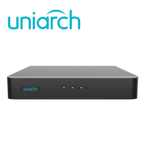 DVR PENTAHIBRIDO UNIARCH XVR-104G3 / 4 CH ANALOGICOS HASTA 5 MP A 20 FPS (AHD/TVI/CVI) + 2 CH IP HASTA 4 MP/ CAPACIDAD DE 1 DISCO DURO DE MAXIMO 8 TB/ ENTRADA Y SALIDA DE AUDIO/ SALIDA VGA Y HDMI SIMULTANEA/ P2P/ ONVIF/ CARCASA METALICA