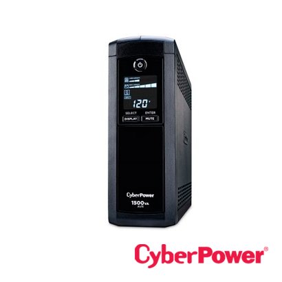 NO BREAK UPS TIPO TORRE CYBERPOWER CP1500AVRLCDa 1500VA/900W/PANEL LCD/ 6 CONTACTOS CON RESPALDO-SUPRESION DE PICOS / 6 CONTACTOS CON SUPRESION DE PICOS/LINEA INTERACTIVA/ENERGY STAR/PUERTOS USB/COAXIAL/RJ45/RJ11/SERIAL - Image 2