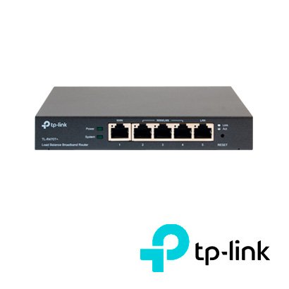 ROUTER BALANCEADOR DE CARGA / TP-LINK TL-R470T / 1 PUERTO WAN RJ45 / 1 PUERTO LAN RJ45 / 3 PUERTOS WAN/LAN RJ45 / VELOCIDAD 10/100 Mbps / PARA ESCRITORIO. - Image 2