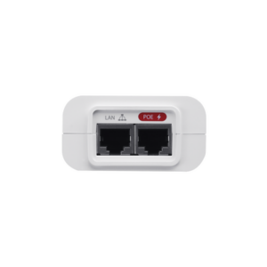 UBIQUITI U-POE-af - Inyector PoE Gigabit para equipos Ubiquiti / 48 VDC / 0.32A / 802.3af / Color blanco