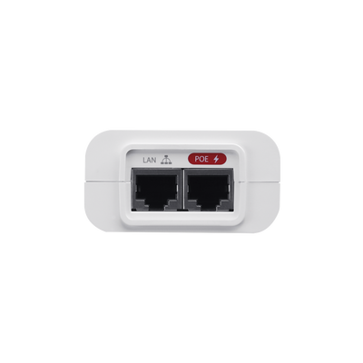 UBIQUITI U-POE-af - Inyector PoE Gigabit para equipos Ubiquiti / 48 VDC / 0.32A / 802.3af / Color blanco