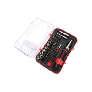 Juego de 65 Piezas. Desarmador Magnético con Puntas Intercambiables.