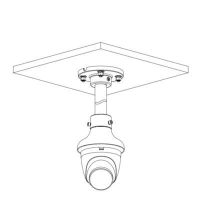 DAHUA IPC-HDW2449T-S-IL - Camara Domo IP de 4 Megapixeles/ Con Iluminador Dual Inteligente+Full Color/ WizSense/ Lente de 2.8mm/ 95 Grados/ Microfono Integrado/30 Mts de IR y Luz Visible/Metálica/Ranura MicroSD/WDR de 120 dB/SMD Plus/PoE/#LoNuevo