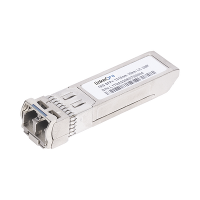 Transceptor SFP+ (Mini GBIC) para Fibra Monomodo / 10 Gbps / Conectores LC, Dúplex / Hasta 20 km