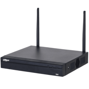 DAHUA NVR1104HS-W-S2 - NVR WiFi de 4 Megapixeles/ 4 Canales IP/ H.265/ Salidas HDMI &VGA/ 1 Bahía de Disco Duro/ 1 E&S de Audio/ Onvif/ Emparejamiento Automático con IPC WiFi de Dahua/