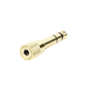 Adaptador (Convertidor) de Audio 3.5mm Hembra a 6.5mm Macho / Plug & Play / Superficie de Rosca Antideslizante / Calidad de sonido sin pérdidas