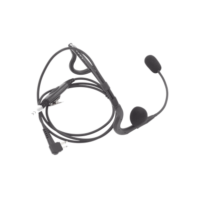 Diadema por detrás de la cabeza con boom flexible para HYT TC-500/ 518/ 600/ 610/ 700 y para Motorola GP300/ SP-50/ P1225/ PRO3150/ MAG ONE/ EP450/ EP350