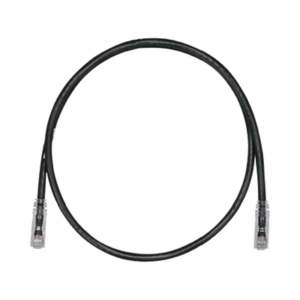 Cable de Parcheo TX6, UTP Cat6, 24 AWG, CM, Color Negro, 3 ft.