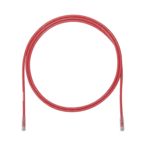 Cable de Parcheo UTP, Cat6A, 24 AWG, CM, Color Rojo, 5ft