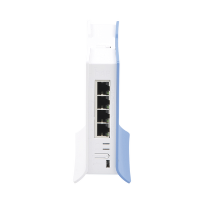PUNTO DE ACCESO/RUTEADOR INALÁMBRICO MIKROTIK HAP LITE RB941-2ND-TC 2.4 GHZ TIPO TORRE 4 FAST GABINETE PLÁSTICO IDEAL PARA CASA U OFICINA.