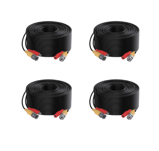 DAHUA DH-PFM942I-20-5 - Cable de 20 Metros Armado para Video y Energía/ Para Camaras Hasta 4k/ con Conectores BNC y de Energía/ Uso Exterior e Interior/ Cobre de Alta Pureza/ Soporta: AHD/CVI/TVI/CVBS/ 4 pz