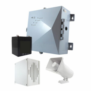 KIT EB BATERIA+ENERGIZADOR YONUSA EY NG 12000 1+ ENS-BT412 O EQUIVALENTE +Sirena 30w + gabinete