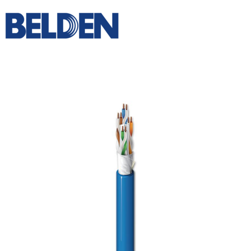 CABLE UTP CAT6A BELDEN 10GXW12 0091000 FORRO PVC BLANCO CMR RISER 4 PARES 500MHz CALIBRE 23 AWG 100% COBRE USO INTERIOR DIAMETRO 0.260 ESPECIAL PARA INSTALACIONES ETHERNET HASTA 10GBASE-T,WI-FI 6 ,WI-FI 5,POE++,CENTROS DE DATOS,HDBASET 4K UHD, CERTIFICABLE BOBINA 1000 PIES 305 METROS