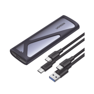 Carcasa Disco Duro NVME M.2 (Enclosure) / Hasta 2TB / USB3.1 a 10 Gbps / SATA SSD PCIE 3.0  / Soporta M Key y B Key / Compatible con SSD M.2 NVME 2230/2242/2260/2280 / UASP / S.M.A.R.T. / TRIM / ESD Incorporado / Caja de Aluminio