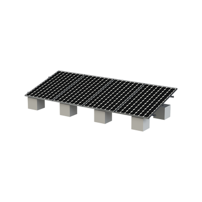 Montaje para Panel Solar, Riel "8" de 5400mm para Módulos con Espesor de 35mm, Velocidad de Viento Máx. 136km/h (20° a 45°) - Image 2