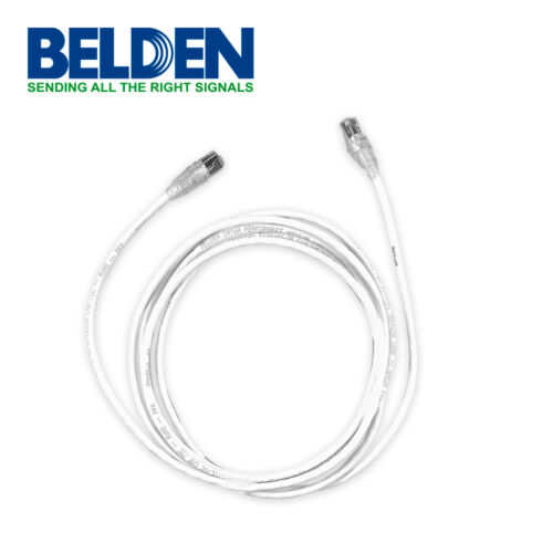 PATCH CORD UTP CAT6A BELDEN CAD1109010 FORRO PVC BLANCO CMR-RISER 4 PARES CALIBRE CONDUCTOR 28 AWG DIÁMETRO REDUCIDO COBRE ESTAÑADO MULTIFILAR USO INTERIOR PARTES RELACIONADAS:CONECTORES MODULARES CAT6A PATCH PANEL CAT6A LONGITUD 10 PIES 3 METROS