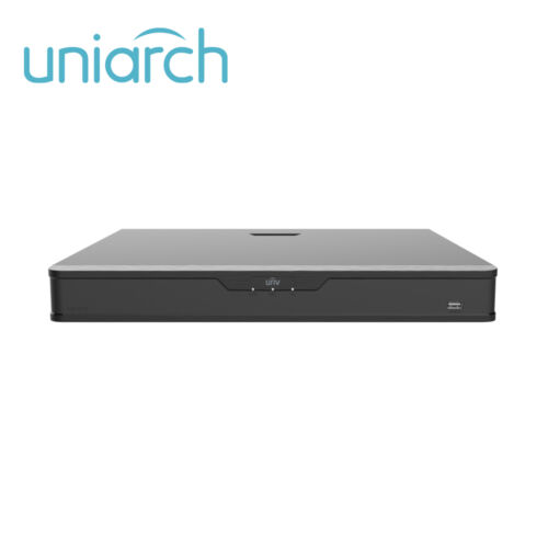 DVR UNIARCH XVR302-32Q3,H.265, 36 CANALES, 8MP LITE, 32 CH BNC + 4CH IP, SALIDA SIMULTANEA HDMI Y VGA, 2 SATA CON HASTA 8TB C/U, 1 RS485, ALARMA 4 ENTRADAS - 1 SALIDA, AUDIO SOBRE COAXIL CON CAMARAS CON PROTOCOLO UNIVIEW CVI, 12VDC.