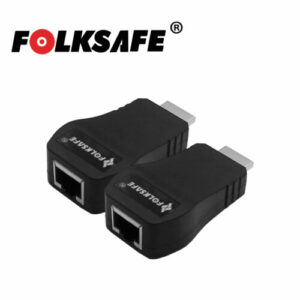 EXTENSOR HDMI FS-HDP2000 FOLKSAFE TRANSMISOR Y RECEPTOR PASIVO HASTA 30M CON UTP CAT5E / EXTENCION DE SEÑAL HDMi HASTA 1080P FÁCIL DE INSTALAR Y MANIPULAR