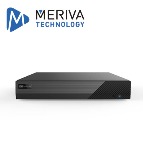 NVR 8CH IP 6MP MERIVA TECHNOLOGY MNVR-1708 / ONVIF/ 1 HDMI + 1VGA SIMULTANEAS / ANALITICAS MIA 2.0 INTELIGENCIA ARTIFICIAL / HASTA 10TB DD /H.265S / P2P / 12VCD / N9000 (NVR SIN PUERTOS POE)