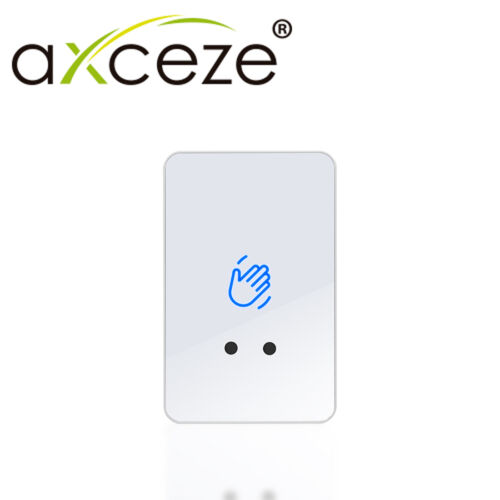 BOTON DE PETICIÓN DE SALIDA SIN CONTACTO AX-B160 FORMATO VERTICAL CUBIERTA PLASTICA BLANCA CUENTA CON LED INDICADOR DE ESTADO PERMITE AJUSTAR LA DISTANCIA DE DETECCION Y TIEMPO DE RESPUESTA PARA GENERAR LA APERTURA