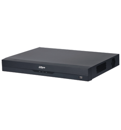 DAHUA XVR5216A-4KL-I3 - DVR de 16 Canales 4k/ WizSense/ H.265+/ 16 Canales HDCVI+16 IP/ Hasta 32 Ch IP/ 2 Ch de Reconocimiento Facial/ SDM Plus/ Protección Perimetral/ 2 SATA de hasta 10TB/ 16&3 E&S de Alarmas/ 4 Canales de Audio/ IoT/ POS/