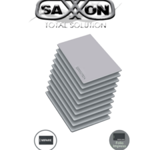 SAXMIFARE - Paquete de 10 Tarjetas de Proximidad Mifare 13.56 Mhz Para Control de Acceso / PVC / Imprimible / 1 KByte / 0.88 mm de Grosor / Folio Impreso