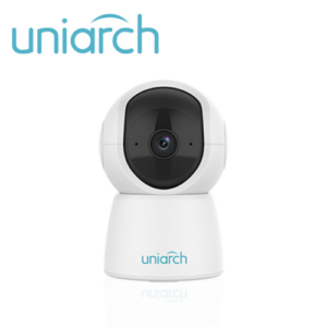 CAMARA IP MINI PT WIFI UNIARCH UHO-S2E-M3 3MP / ULTRA 265 / DC 5V/1A / DWDR / LENTE FIJO DE 4.0 MM / IR HASTA 10M / MICROFONO Y ALTAVOZ INCORPORADO / HUMAN BODY DETECTION / AUTOTRACKING / DETECCION DE AUDIO / DETECCION DE MOVIMIENTO / SOPORTA MICRO SD / HASTA 256 GB / COMPATIBLE CON NVR UNV, UNIARCH