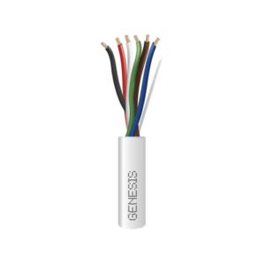 Bobina de 305 Metros / Alambre de Cobre / 6x22 AWG / Tipo CMR-CL3R / Para Interior / Para Aplicaciones de Control de Acceso / Alarmas de Intrusión / Automatización / Interfonos y TV Porteros