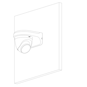 DAHUA HAC-HDW1801TQN-A - Camara Domo 4k/ 8 Megapixeles con Microfono Integrado/ Lente de 2.8mm/ 106 Grados de Apertura/ IR de 40 Metros/  Super Adapt/ Instalación Rapida/ WDR Real de 120 dB/ IP67/ Soporta: CVI/CVBS/AHD/TVI/