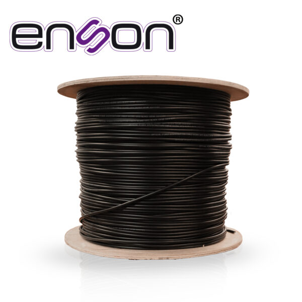 FIBRA OPTICA INTERIOR / EXTERIOR ENSON ENS-FO6CMM500 6 HILOS MULTIMODO OM3 1640 PIES 500 METROS