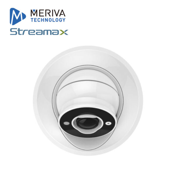 CAMARA MINI DOMO MERIVA STREMAX / MCA39A / 2 MP 1080P / IR 5-10 MTS / MICROFONO INTEGRADO / CONECTOR DIN 4 PINES / COMPATIBLE CON MDVR´S MERIVA STREAMAX