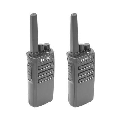 Par de radios TX500 VHF 136-174 MHz con 5 watts de potencia