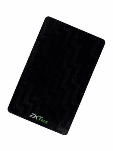 ZKTECO IDCOLORCARD - Tarjeta de proximidad ID de 125 KHZ color negra / Sin folio impreso /  Unitaria / Logo ZKTeco
