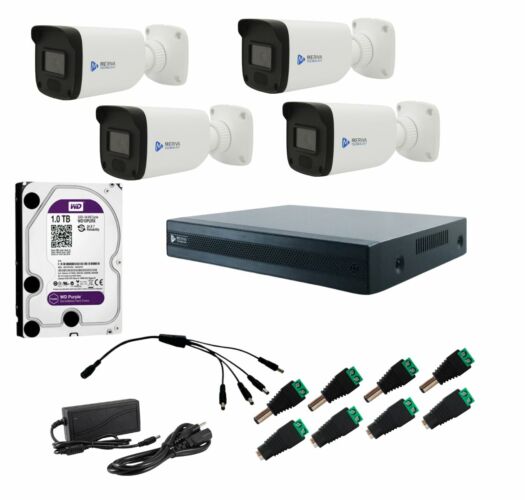 Kit 4 camaras dvr de 4 canales con conectores machos hembrasdvr de 5 mp 2