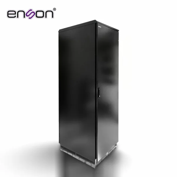 GABINETE EXTERIOR 42UR ENSON ENS-RKGB042U8 600X800 FABRICADO EN ACERO CON TIRA SELLADA EN PUERTA DELANTERA Y TRASERA