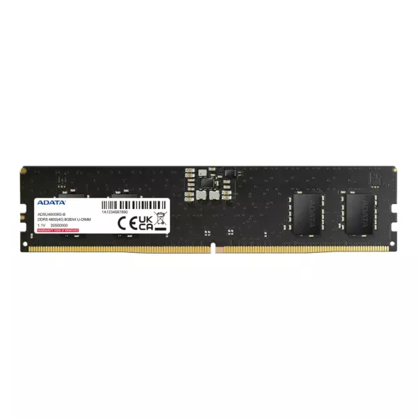 Memoria RAM  - Memoria RAM  ADATA AD5U48008G-S - 8 GB, DDR5, 4800MHz, UDIMM