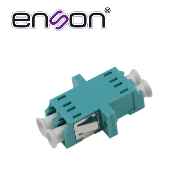 CONECTOR MODULAR DE FIBRA OPTICA ENSON ENS-LCUPC-OM3 CONECTOR DUPLEX LC-UPC OM3