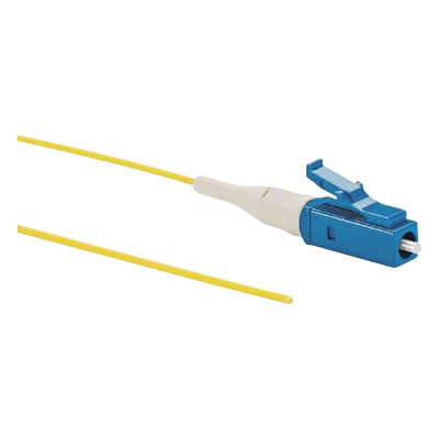 Pigtail de Fibra Óptica LC Simplex, Monomodo OS2 9/125, 900um, Color Amarillo, 1 Metro - Image 2