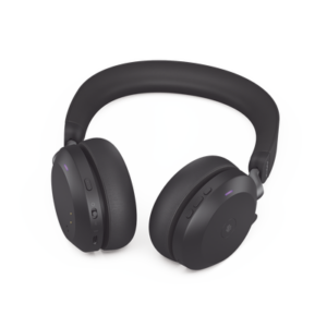 Jabra Evolve2 75, Auricular stereo versión MS con cancelación de ruido activa, dongle USB-A indicador de ocupado (Busylight)(27599-999-999)