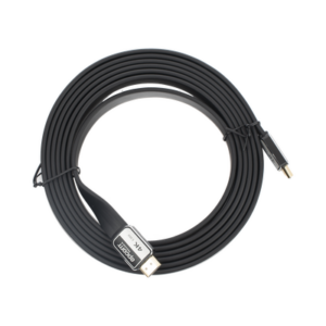 Cable HDMI de 3m | Alta Definición | Version 2.0 | Alta velocidad 18Gbps | 4K@60Hz | Conectores Chapados en Oro | Tipo Plano