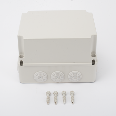 Caja Derivación-Conexión de Plástico (190 X 240 X 165 mm) con 12 Glándulas de Goma. Para Instalaciones Comerciales, Residenciales e Industriales. Incluye Tornillería para su Tapa. - Image 2