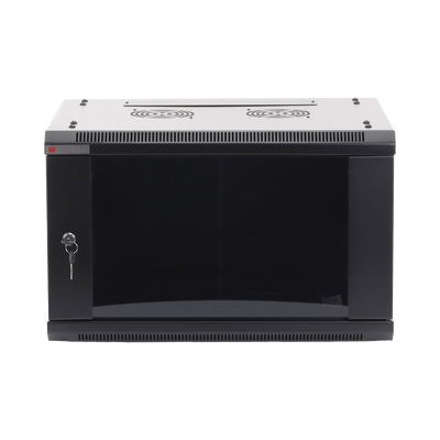 Gabinete PRECISION, Con Puerta de Cristal, de 19in, 6UR, 430mm de Profundidad, Color Negro - Image 2
