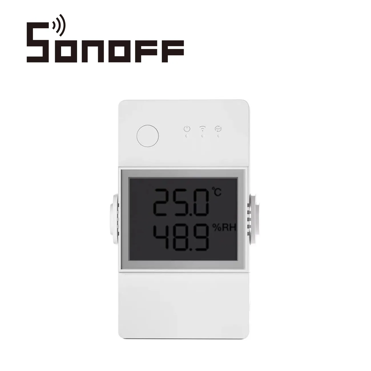 INTERRUPTOR INTELIGENTE CON MONITOREO DE TEMPERATURA Y HUMEDAD SONOFF THR320D CON DISPLAY CONEXIÓN WIFI 2.4GHZ SOPORTA HASTA 20A COMPATIBLE CON ASISTENTES VIRTUALES (copia)